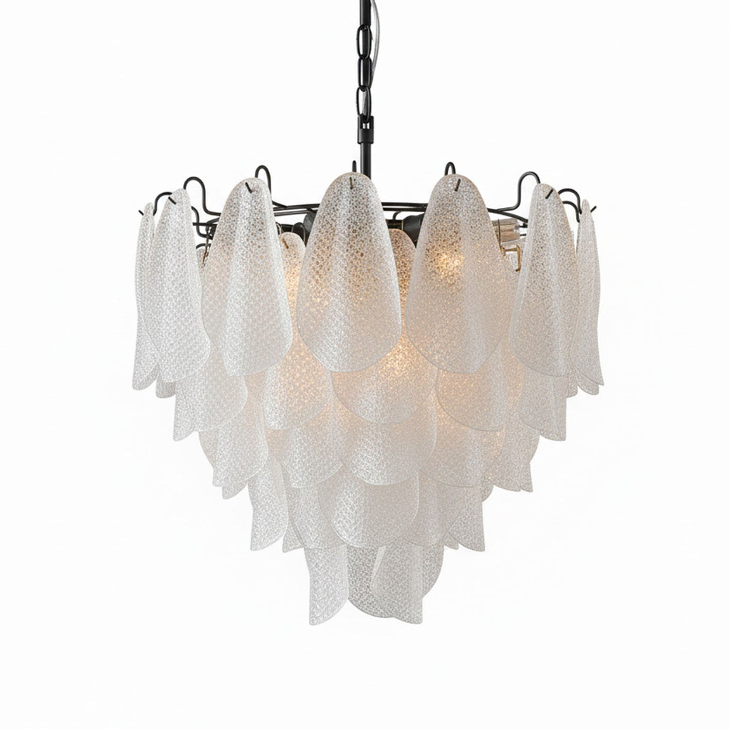 Murano Glass Teardrop Chandelier — Chandelier | Maison Monashee — view 21