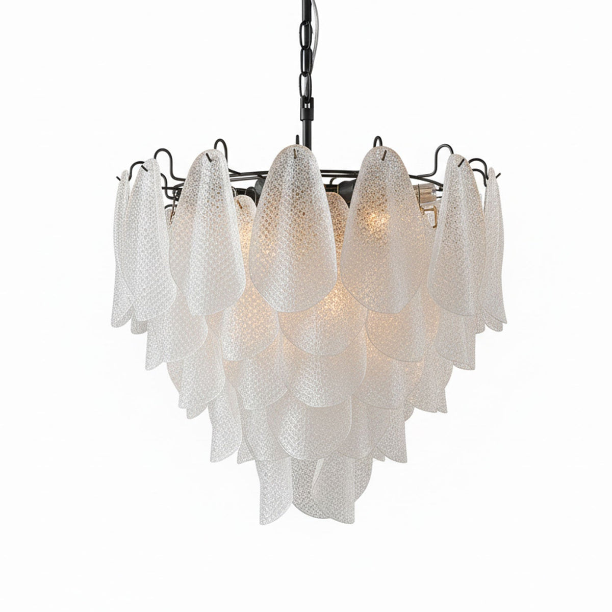 Murano Glass Teardrop Chandelier — Chandelier | Maison Monashee — view 21