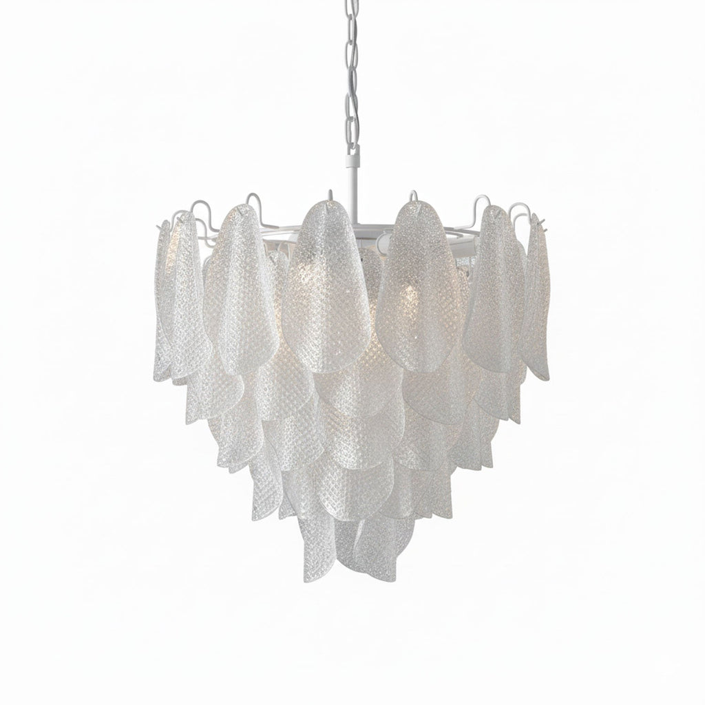 Murano Glass Teardrop Chandelier — Chandelier | Maison Monashee — view 20