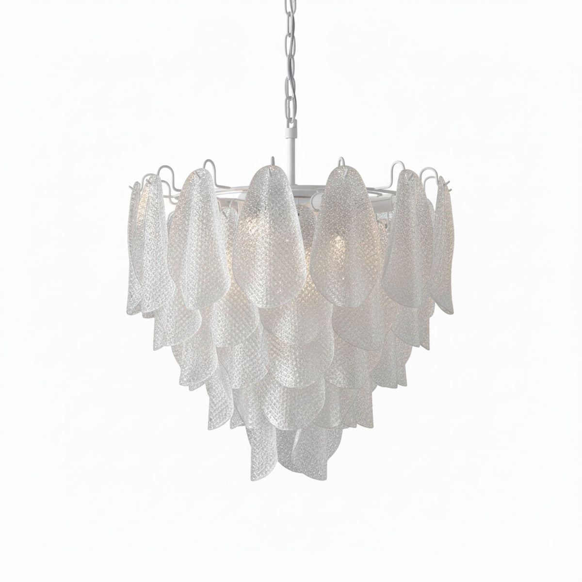 Murano Glass Teardrop Chandelier — Chandelier | Maison Monashee — view 20