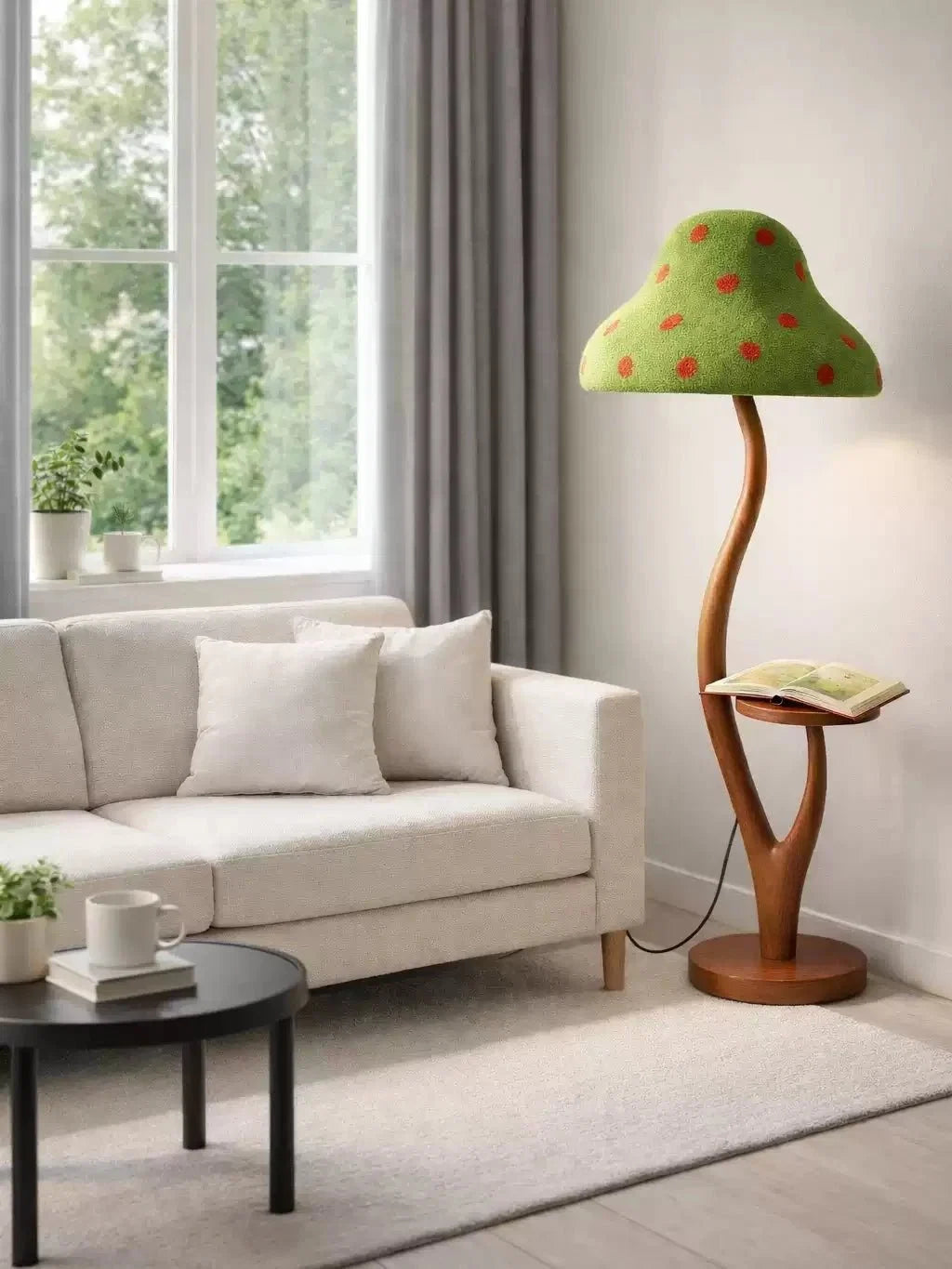 Green Mushroom Floor Lamp — Floor Lamp | Maison Monashee — view 6