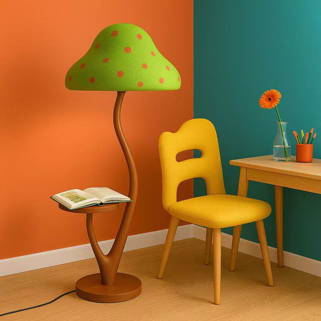 Green Mushroom Floor Lamp — Floor Lamp | Maison Monashee — view 7