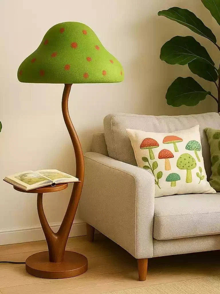 Green Mushroom Floor Lamp — Floor Lamp | Maison Monashee — view 8
