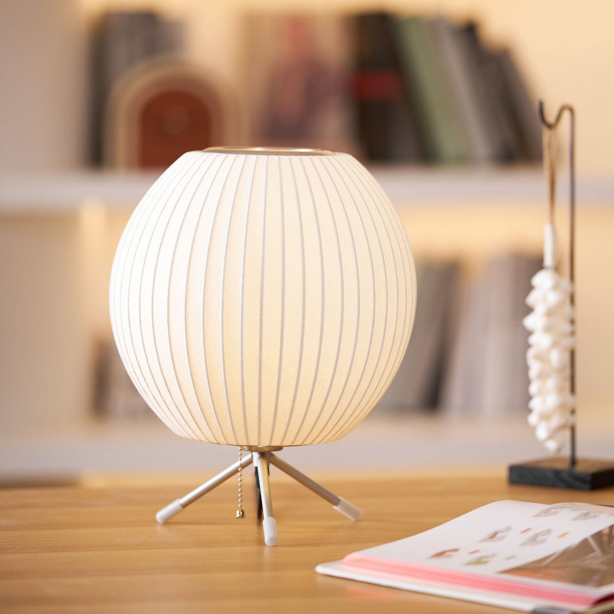 Table Lamp with Silver Base — Table Lamp | Maison Monashee — view 14