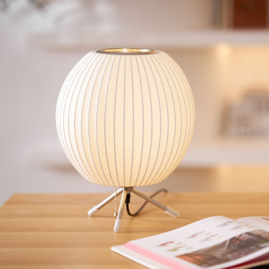 Table Lamp with Silver Base — Table Lamp | Maison Monashee — view 3