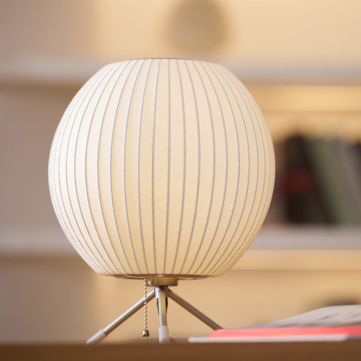 Table Lamp with Silver Base — Table Lamp | Maison Monashee — view 138