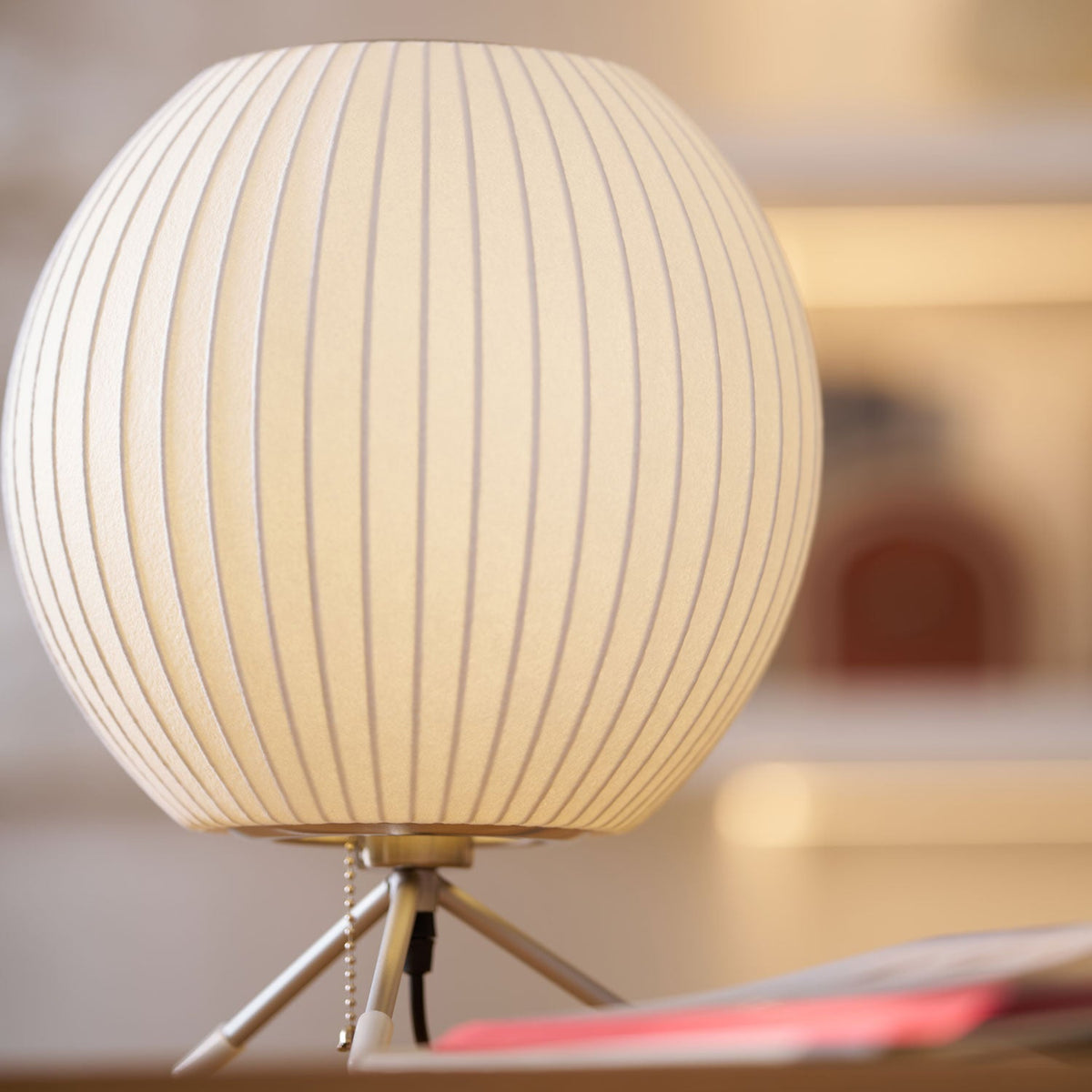 Table Lamp with Silver Base — Table Lamp | Maison Monashee — view 140