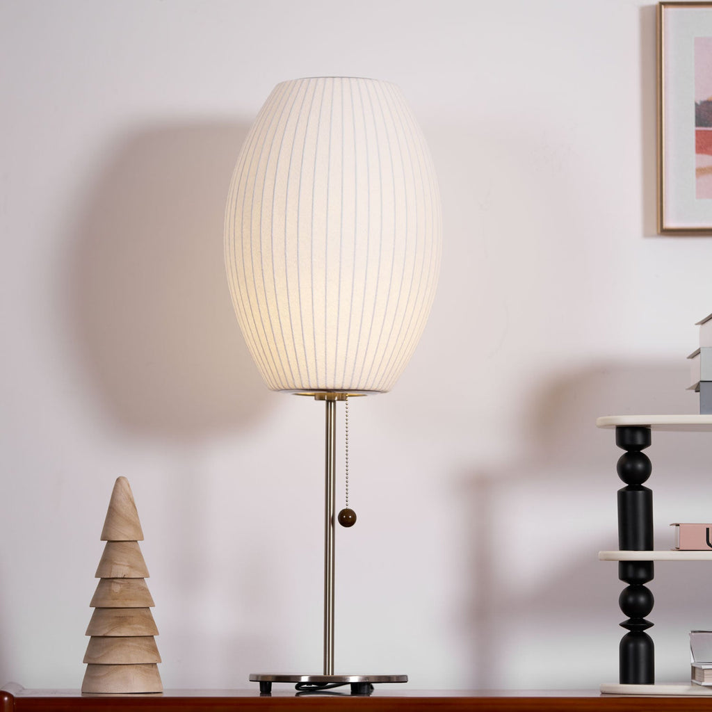 White Side Table Lamp — Table Lamp | Maison Monashee — view 5