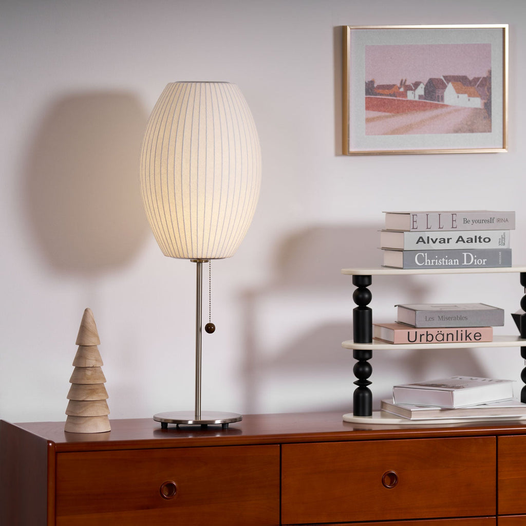 White Side Table Lamp — Table Lamp | Maison Monashee — view 6