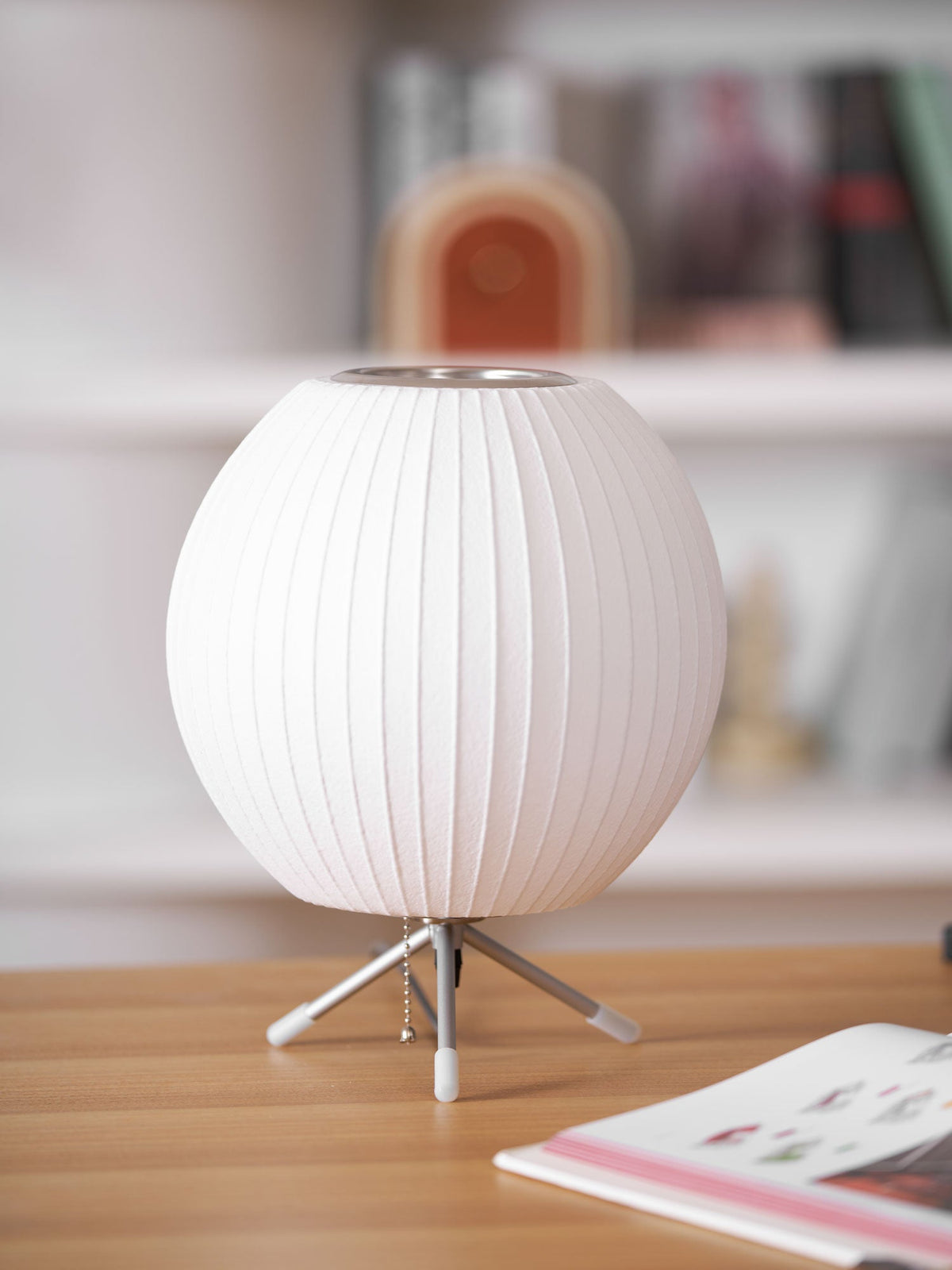 Table Lamp with Silver Base — Table Lamp | Maison Monashee — view 146