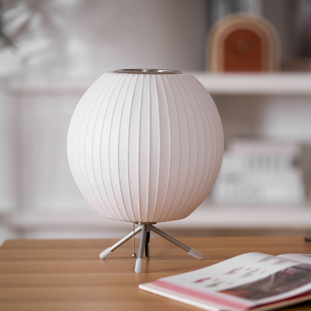 Table Lamp with Silver Base — Table Lamp | Maison Monashee — view 7