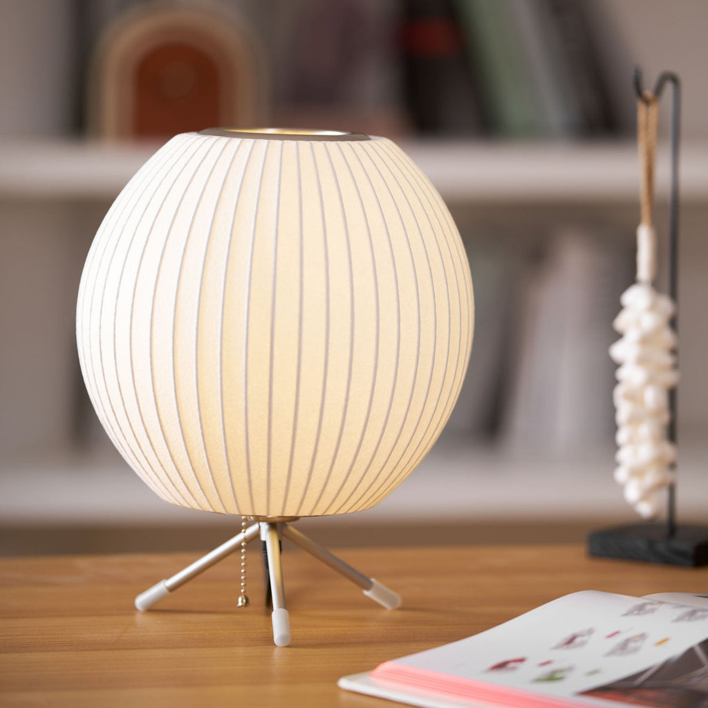 Table Lamp with Silver Base — Table Lamp | Maison Monashee — view 148