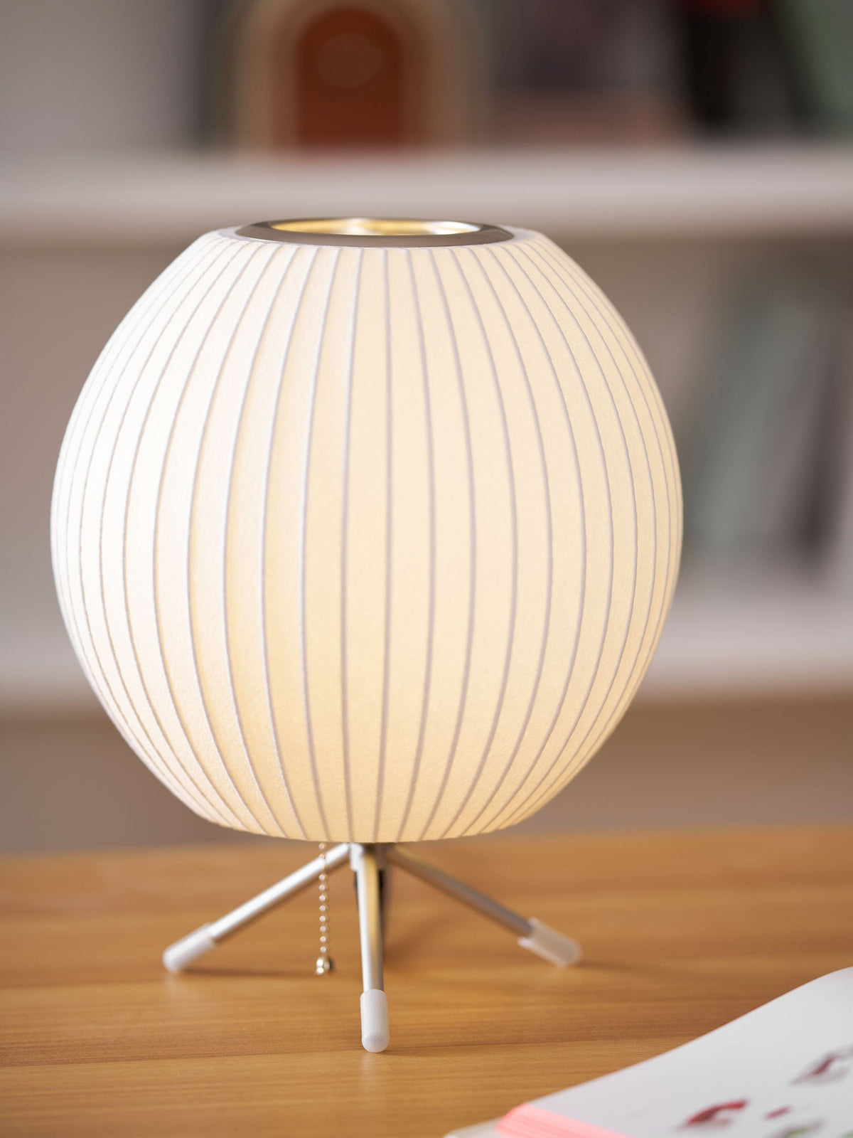 Table Lamp with Silver Base — Table Lamp | Maison Monashee — view 137