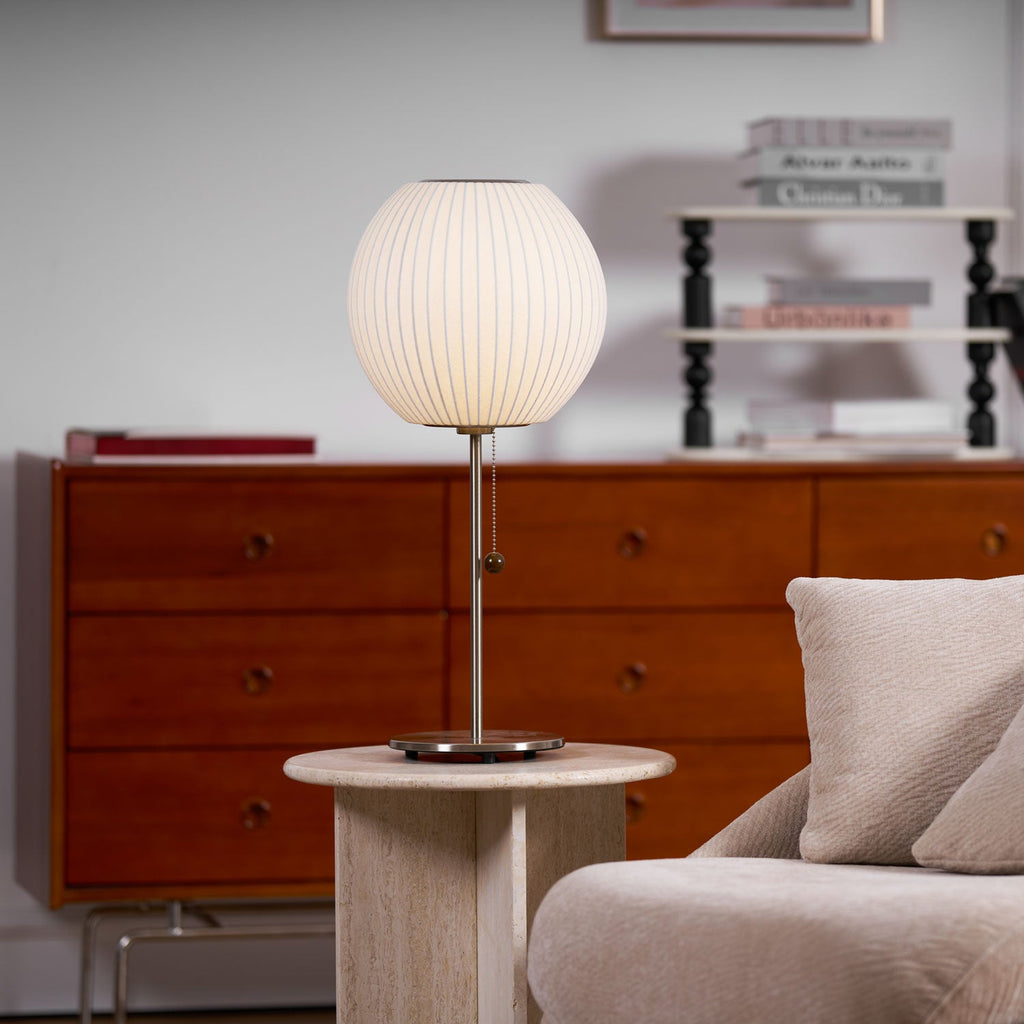 White Side Table Lamp — Table Lamp | Maison Monashee — view 8
