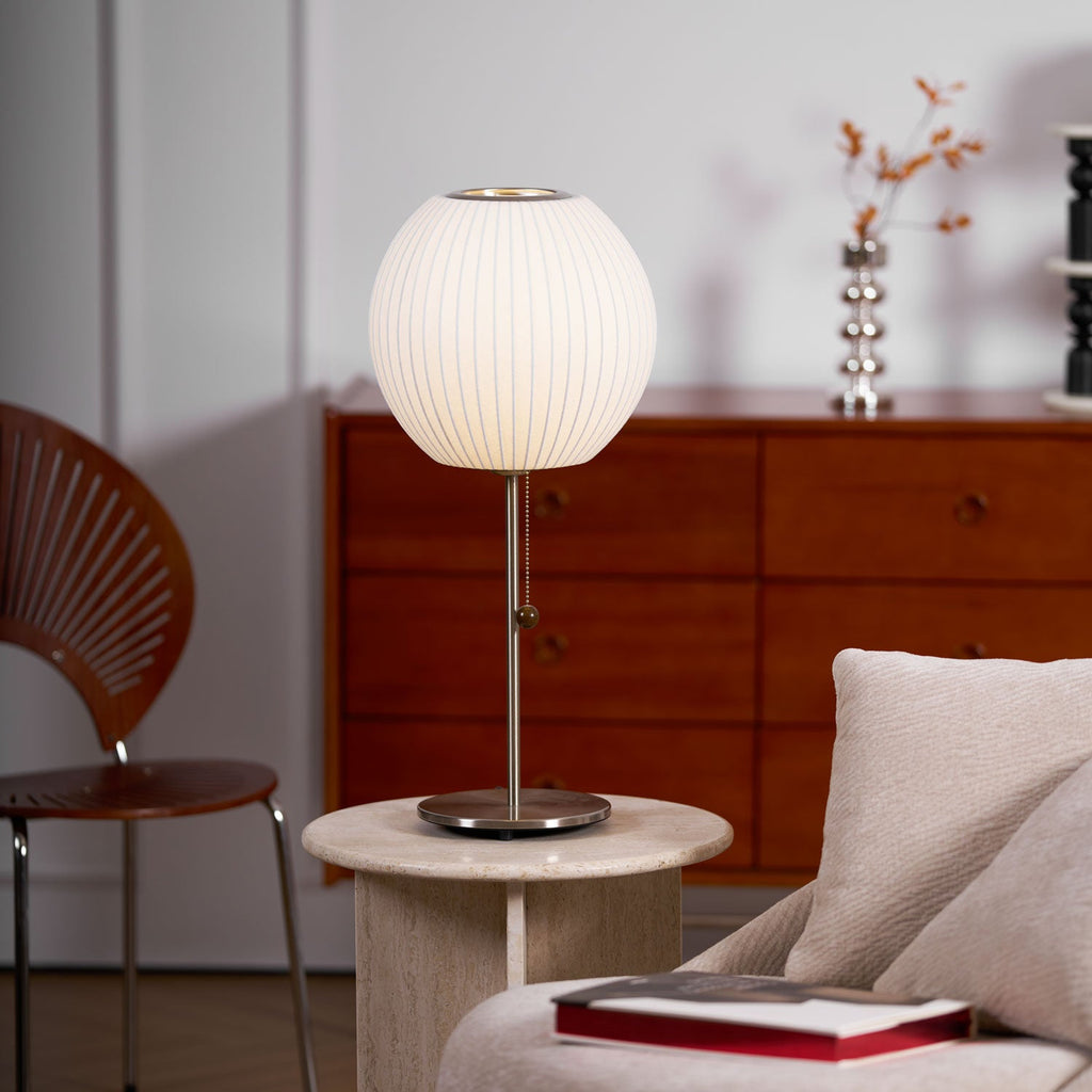 White Side Table Lamp — Table Lamp | Maison Monashee — view 3