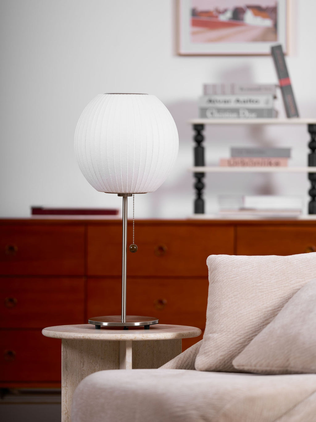 White Side Table Lamp — Table Lamp | Maison Monashee — view 55