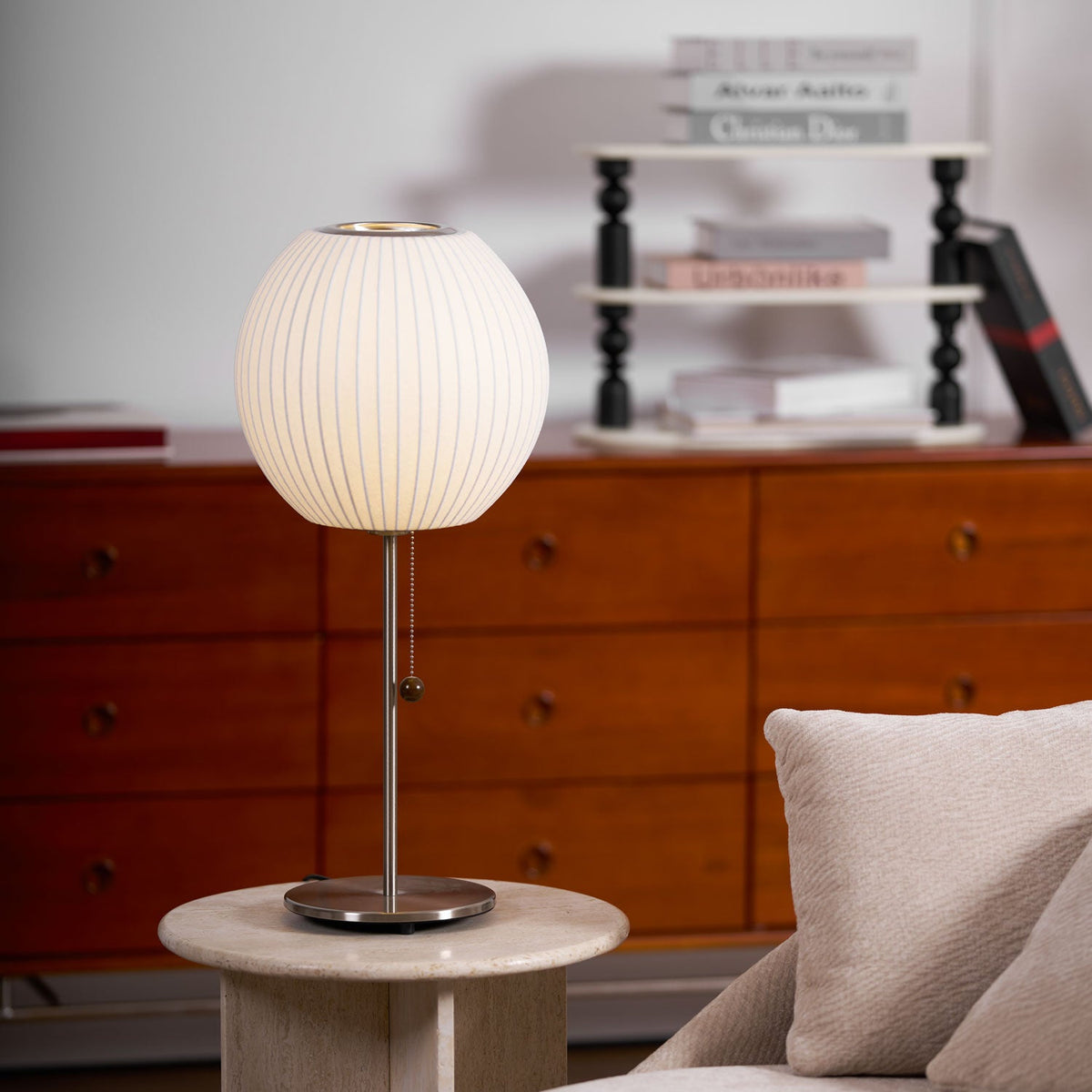 White Side Table Lamp — Table Lamp | Maison Monashee — view 59