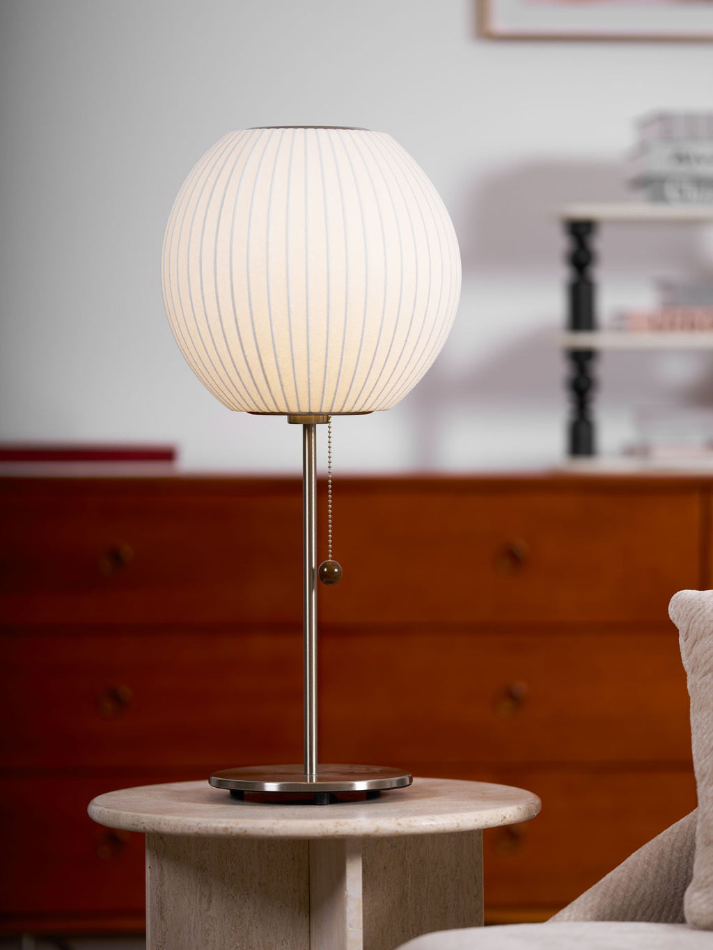 White Side Table Lamp — Table Lamp | Maison Monashee — view 60
