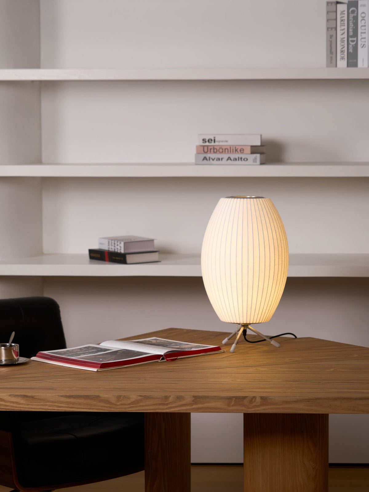 Table Lamp with Silver Base — Table Lamp | Maison Monashee — view 153