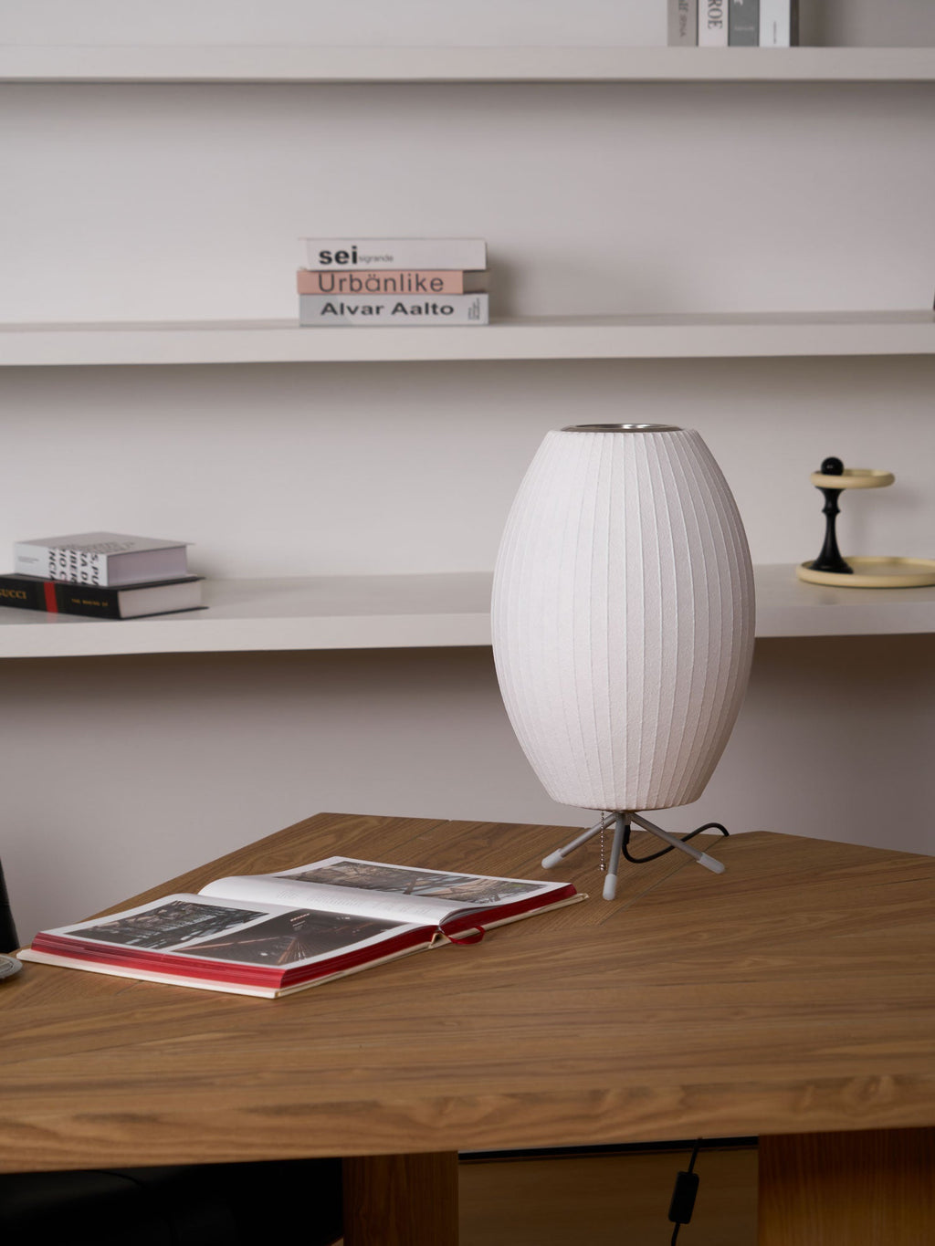 Table Lamp with Silver Base — Table Lamp | Maison Monashee — view 154