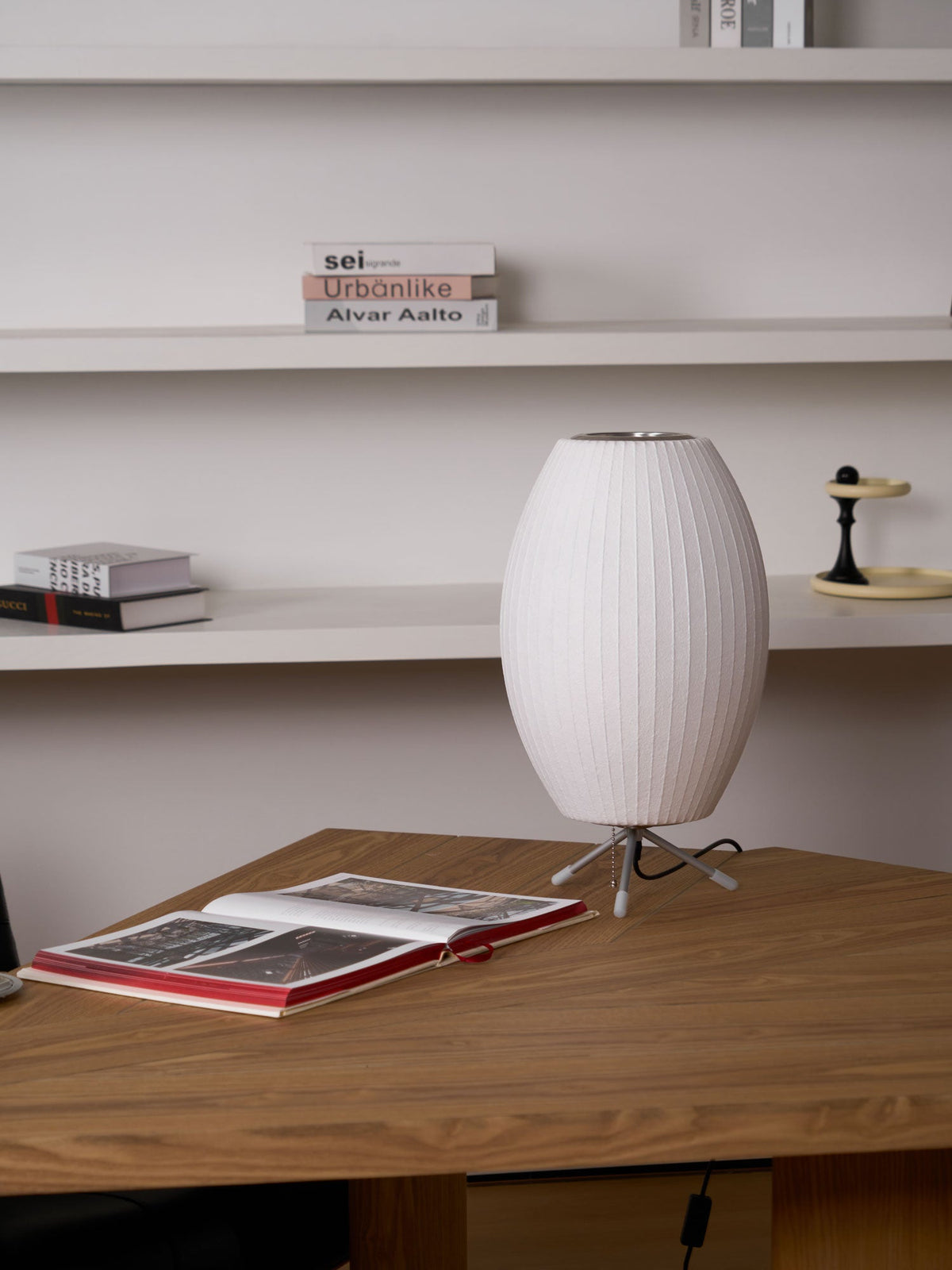 Table Lamp with Silver Base — Table Lamp | Maison Monashee — view 154