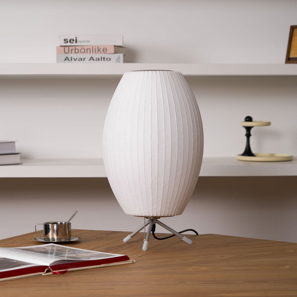 Table Lamp with Silver Base — Table Lamp | Maison Monashee — view 4