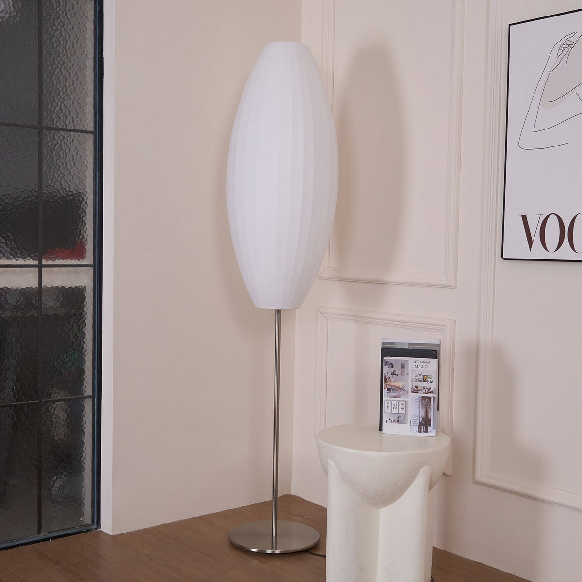 Chrome Globe Floor Lamp — Floor Lamp | Maison Monashee — view 8