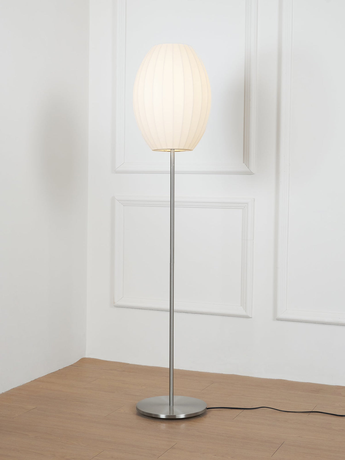 Chrome Globe Floor Lamp — Floor Lamp | Maison Monashee — view 7
