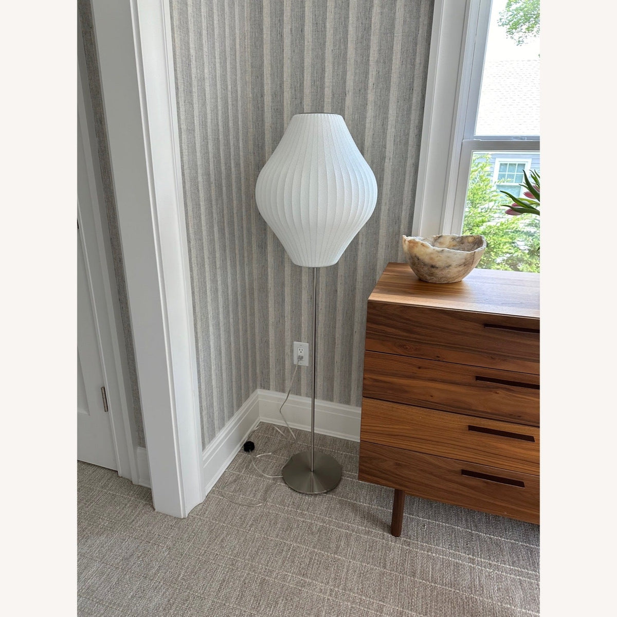 Chrome Globe Floor Lamp — Floor Lamp | Maison Monashee — view 17
