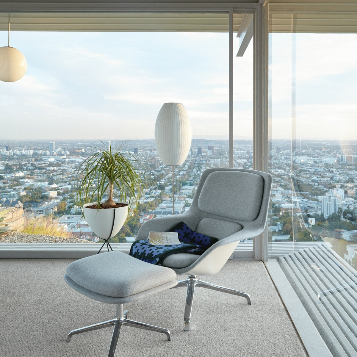 Chrome Globe Floor Lamp — Floor Lamp | Maison Monashee — view 13