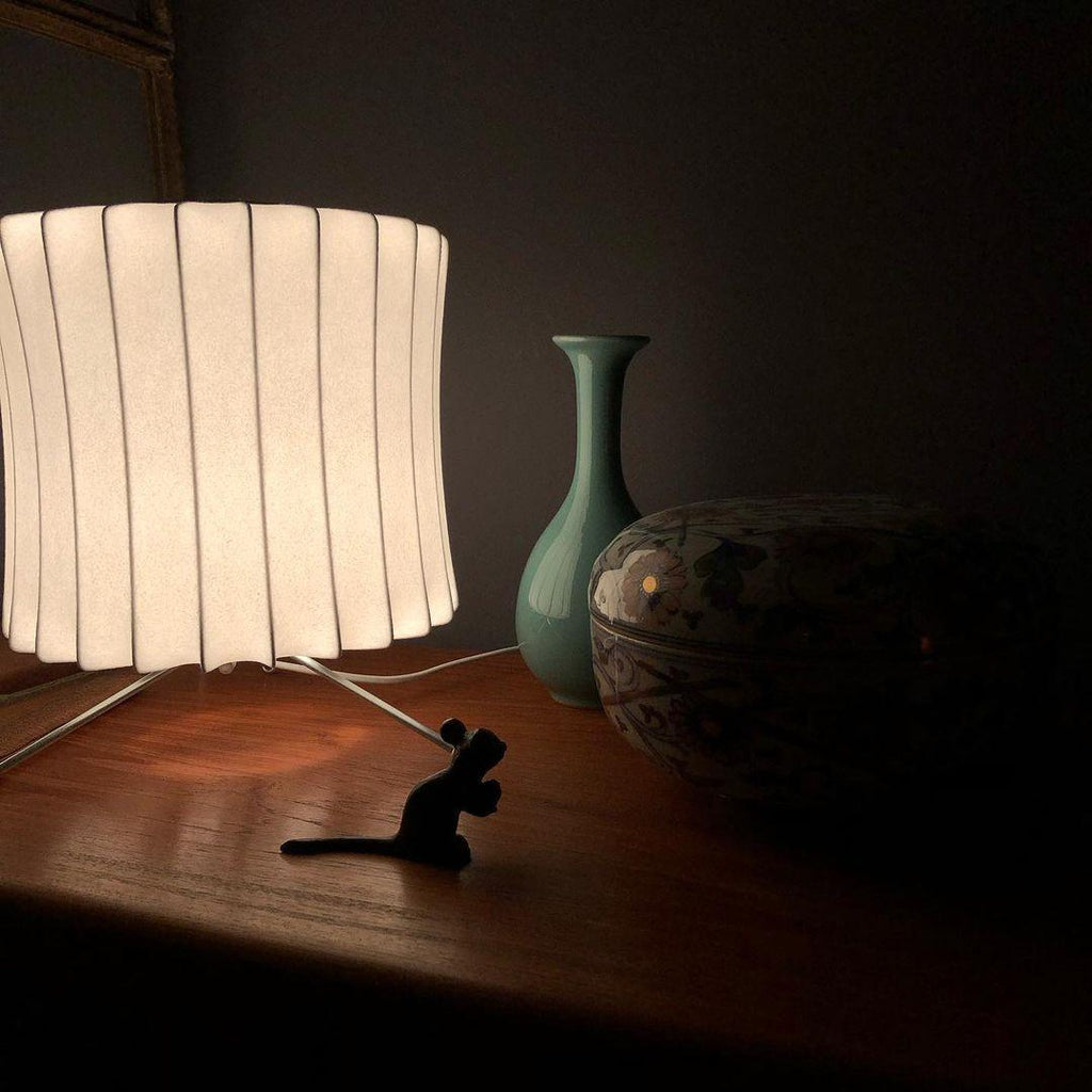 Table Lamp with Silver Base — Table Lamp | Maison Monashee — view 32