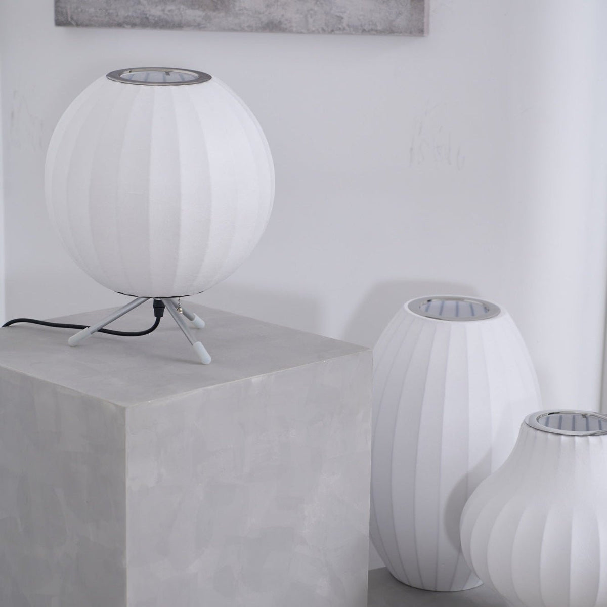 Table Lamp with Silver Base — Table Lamp | Maison Monashee — view 73