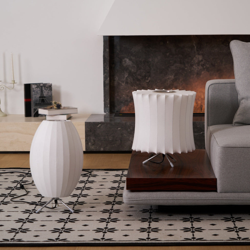 Table Lamp with Silver Base — Table Lamp | Maison Monashee — view 85