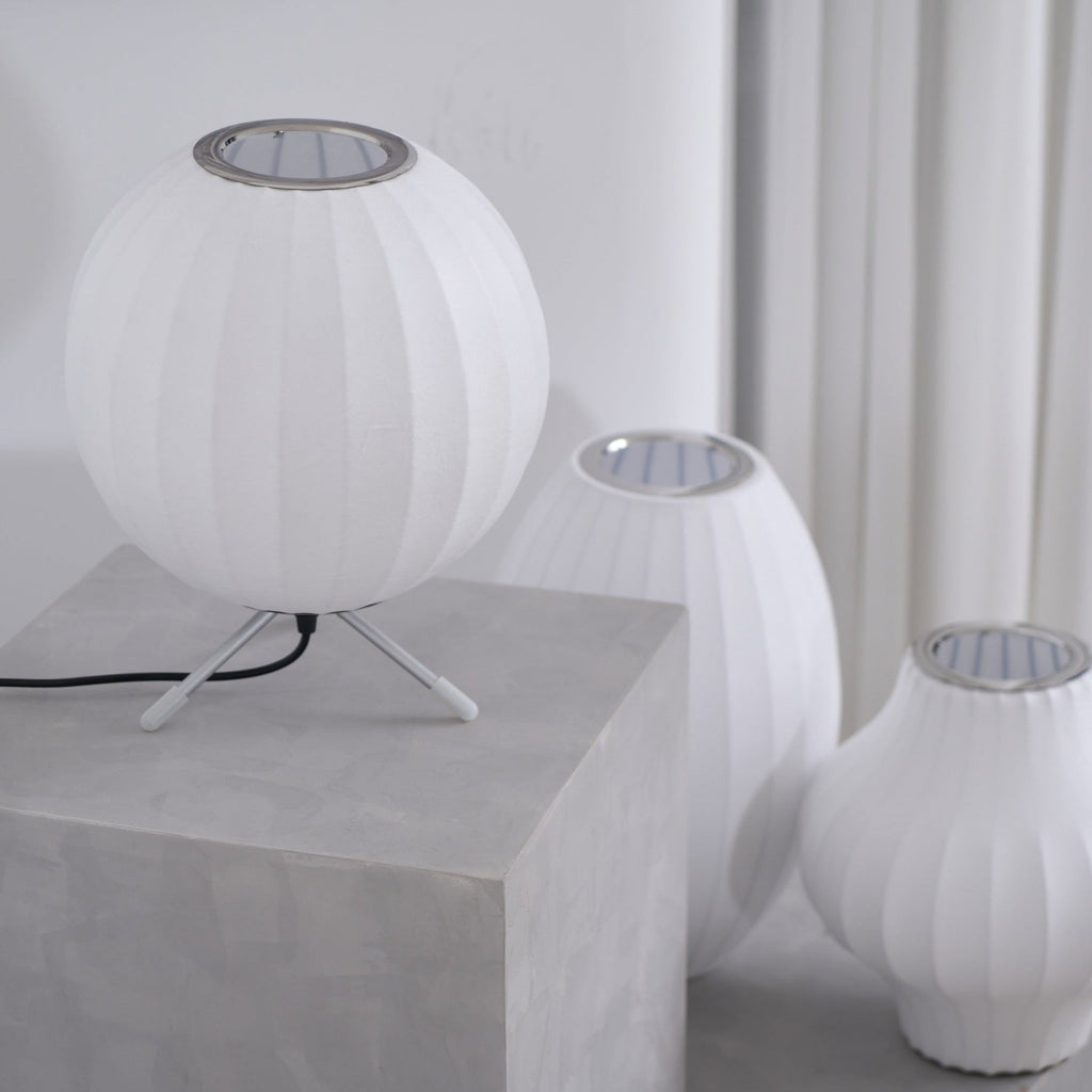 Table Lamp with Silver Base — Table Lamp | Maison Monashee — view 74