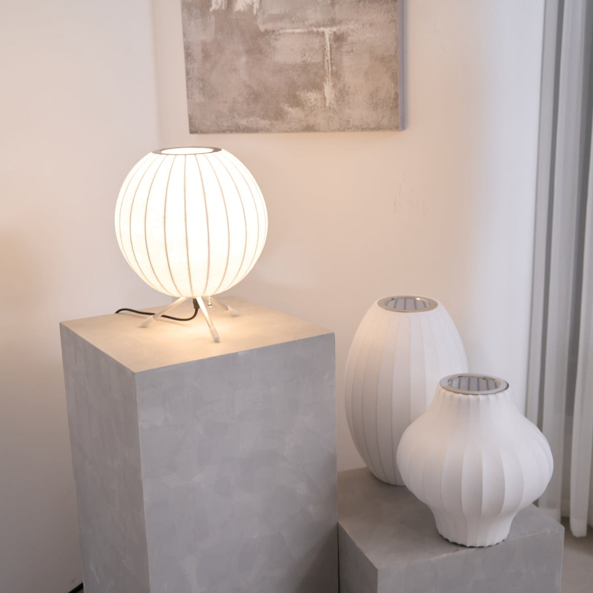 Table Lamp with Silver Base — Table Lamp | Maison Monashee — view 29