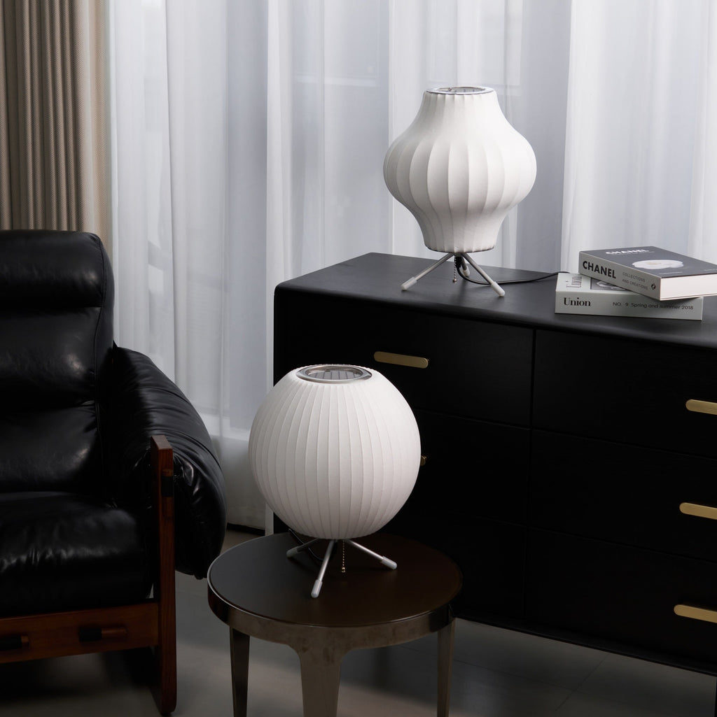 Table Lamp with Silver Base — Table Lamp | Maison Monashee — view 87