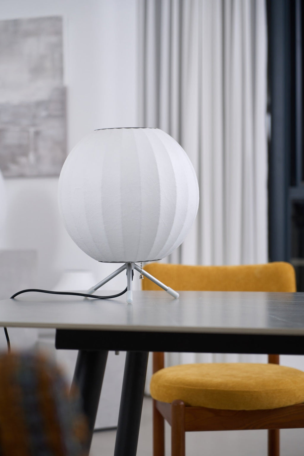 Table Lamp with Silver Base — Table Lamp | Maison Monashee — view 76