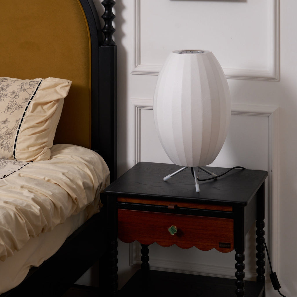 Table Lamp with Silver Base — Table Lamp | Maison Monashee — view 88