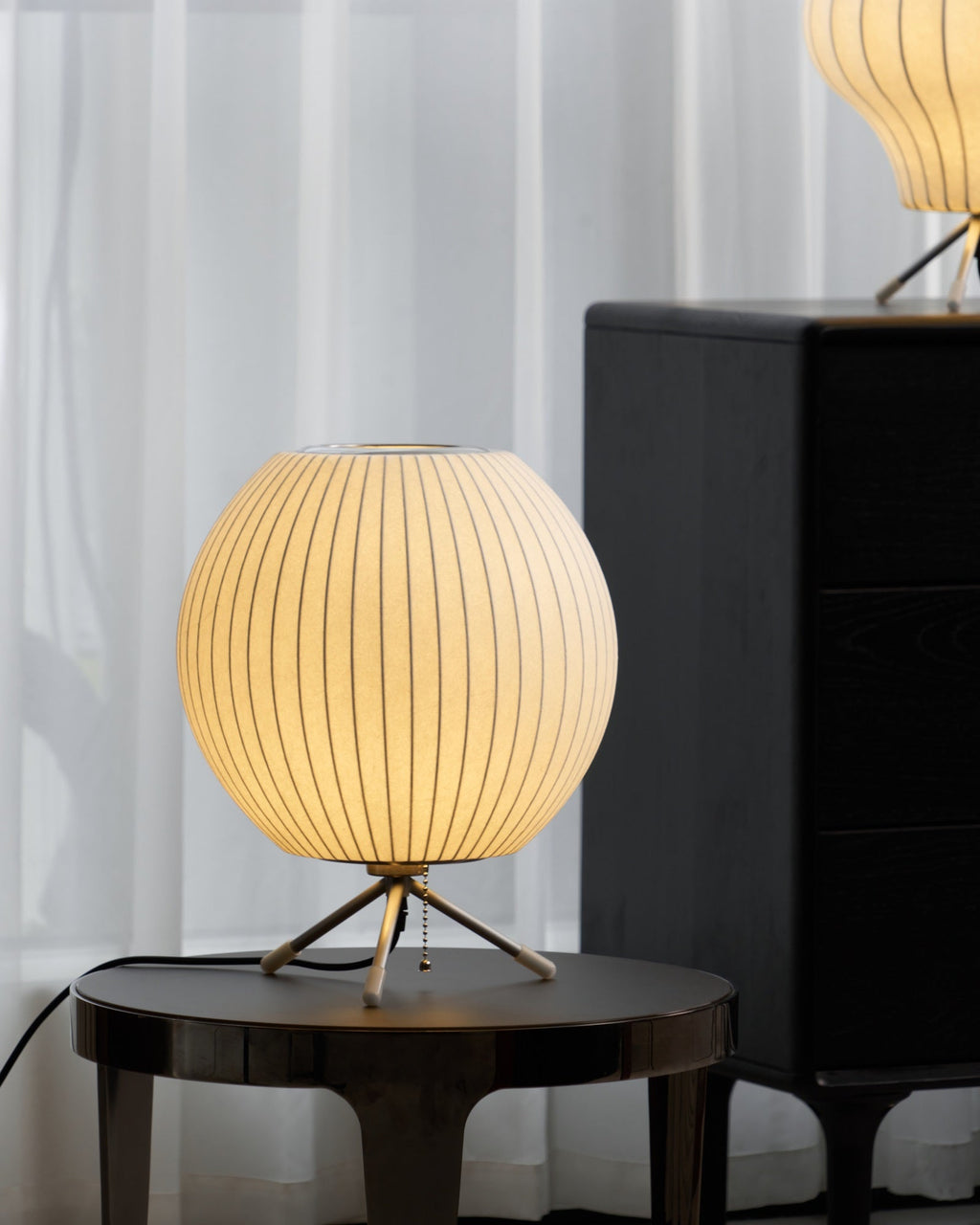 Table Lamp with Silver Base — Table Lamp | Maison Monashee — view 21