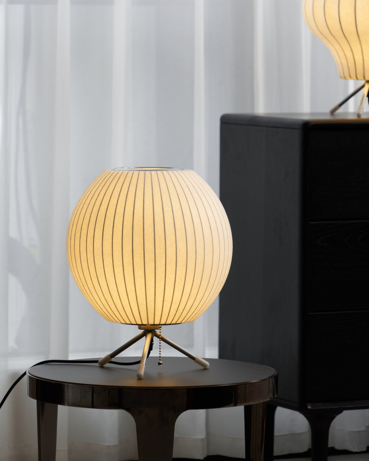 Table Lamp with Silver Base — Table Lamp | Maison Monashee — view 21