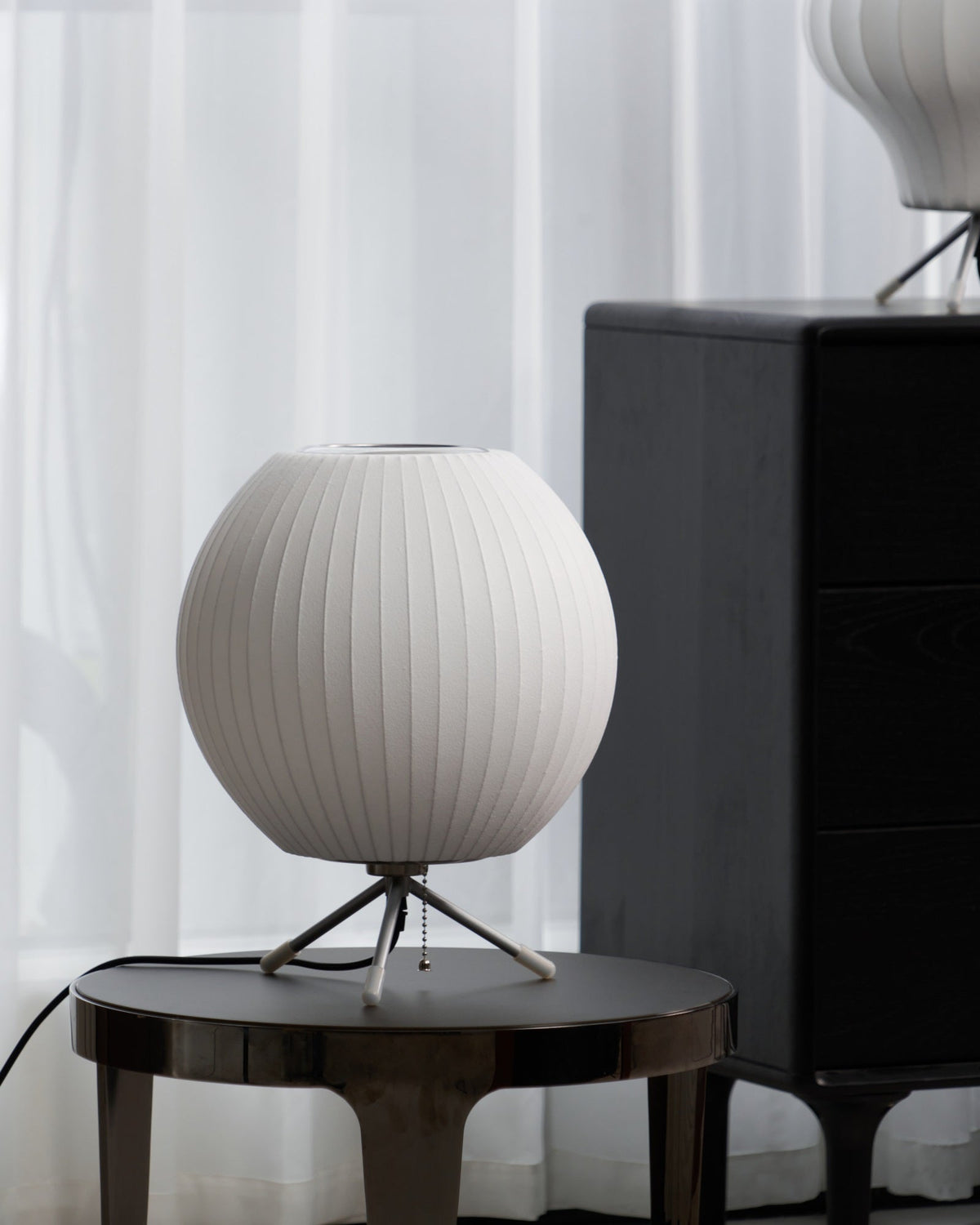 Table Lamp with Silver Base — Table Lamp | Maison Monashee — view 92