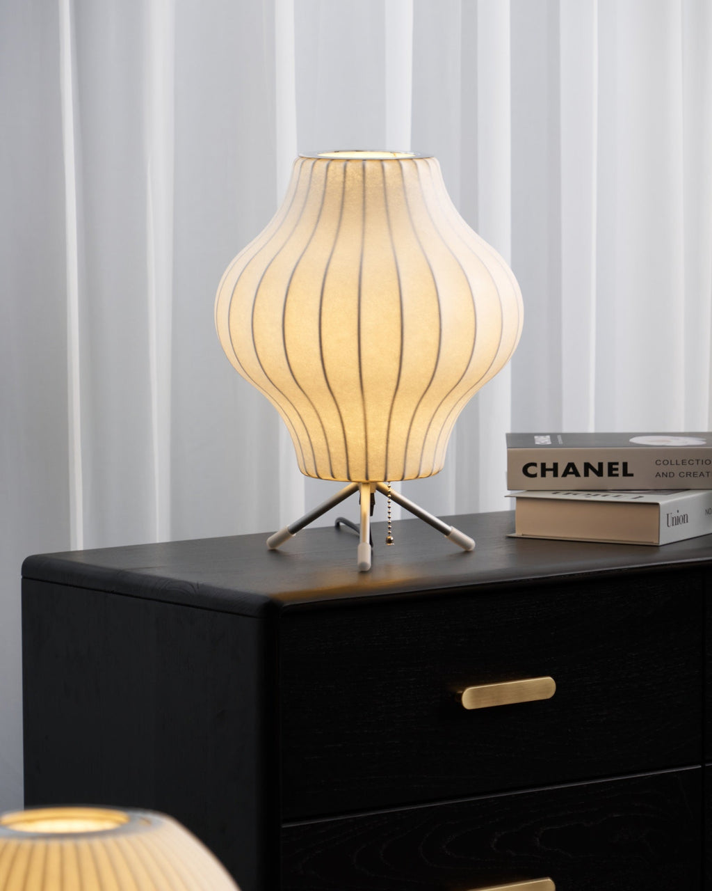 Table Lamp with Silver Base — Table Lamp | Maison Monashee — view 20