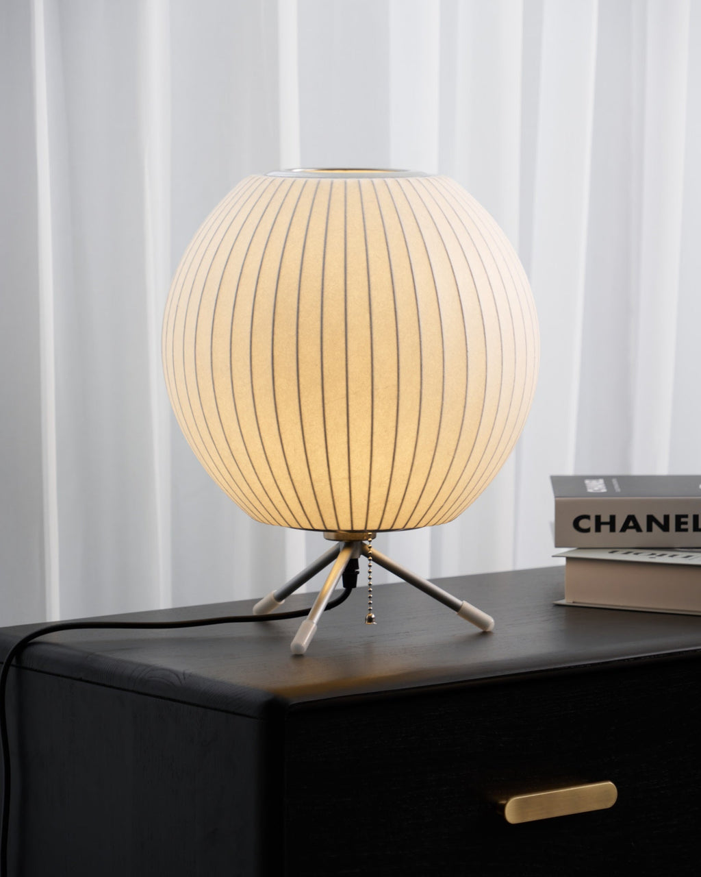 Table Lamp with Silver Base — Table Lamp | Maison Monashee — view 9
