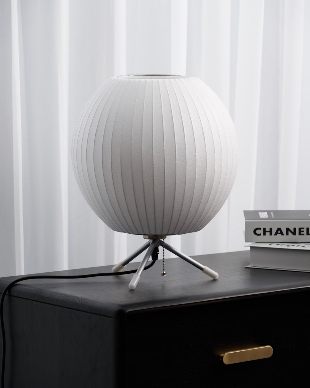 Table Lamp with Silver Base — Table Lamp | Maison Monashee — view 95
