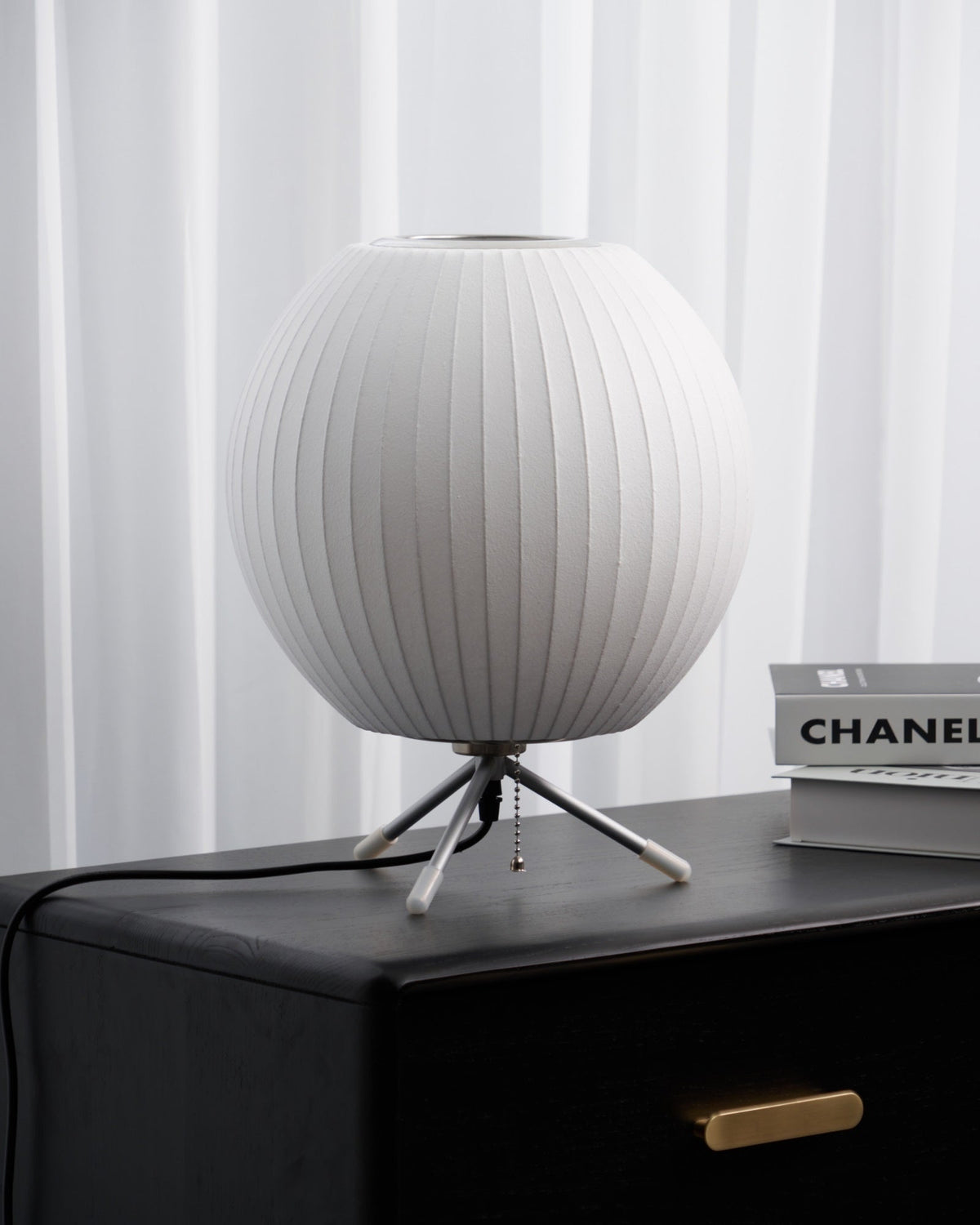 Table Lamp with Silver Base — Table Lamp | Maison Monashee — view 95