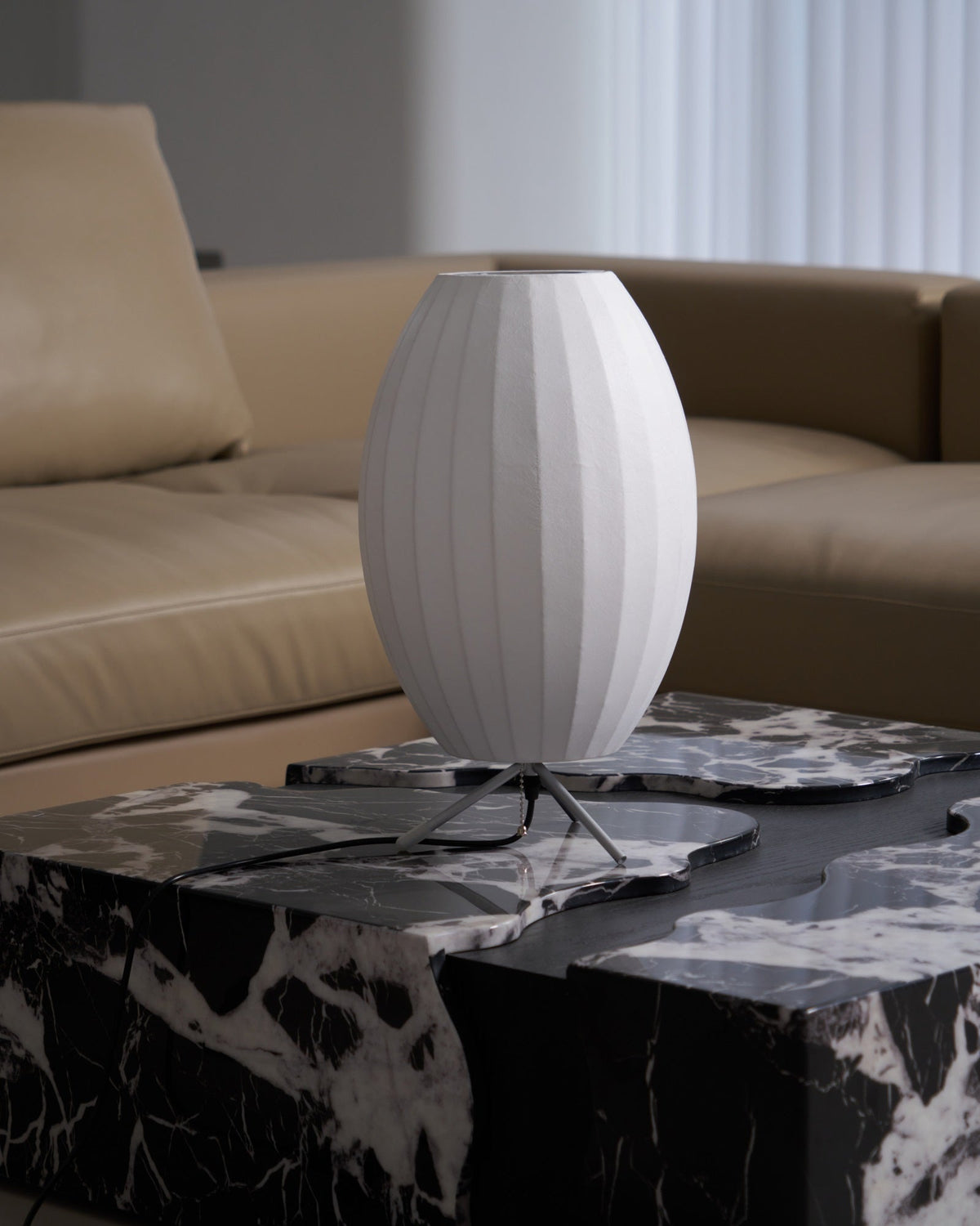 Table Lamp with Silver Base — Table Lamp | Maison Monashee — view 97