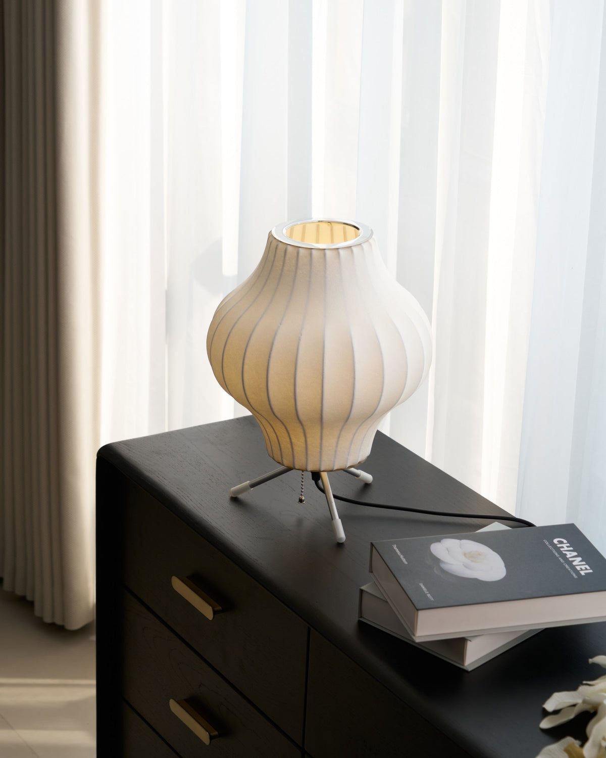 Table Lamp with Silver Base — Table Lamp | Maison Monashee — view 78