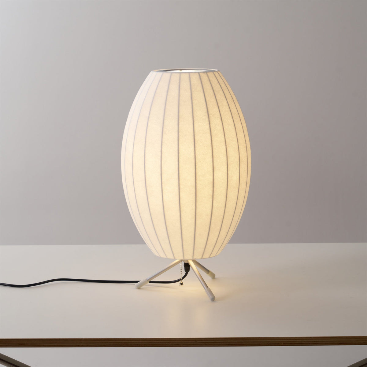Table Lamp with Silver Base — Table Lamp | Maison Monashee — view 99