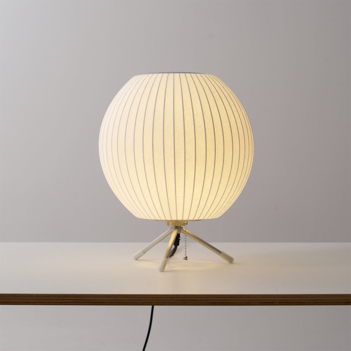 Table Lamp with Silver Base — Table Lamp | Maison Monashee — view 104