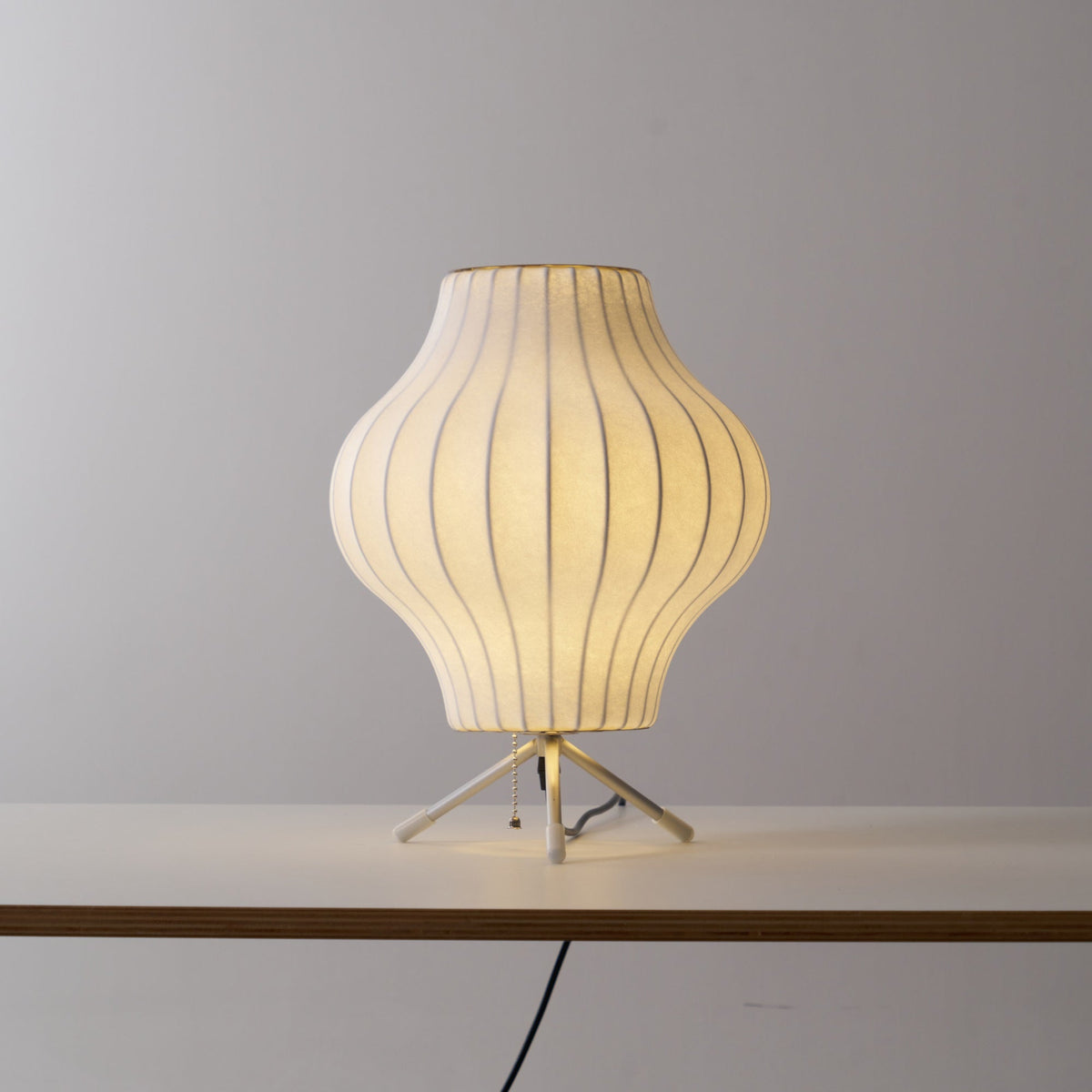 Table Lamp with Silver Base — Table Lamp | Maison Monashee — view 107